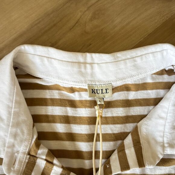 NEW KULE polo dress in white/beige - Picture 3 of 5